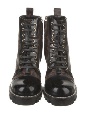 Louis Vuitton LV Monogram Combat Boots