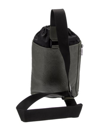 Louis Vuitton Leather Bucket Bag