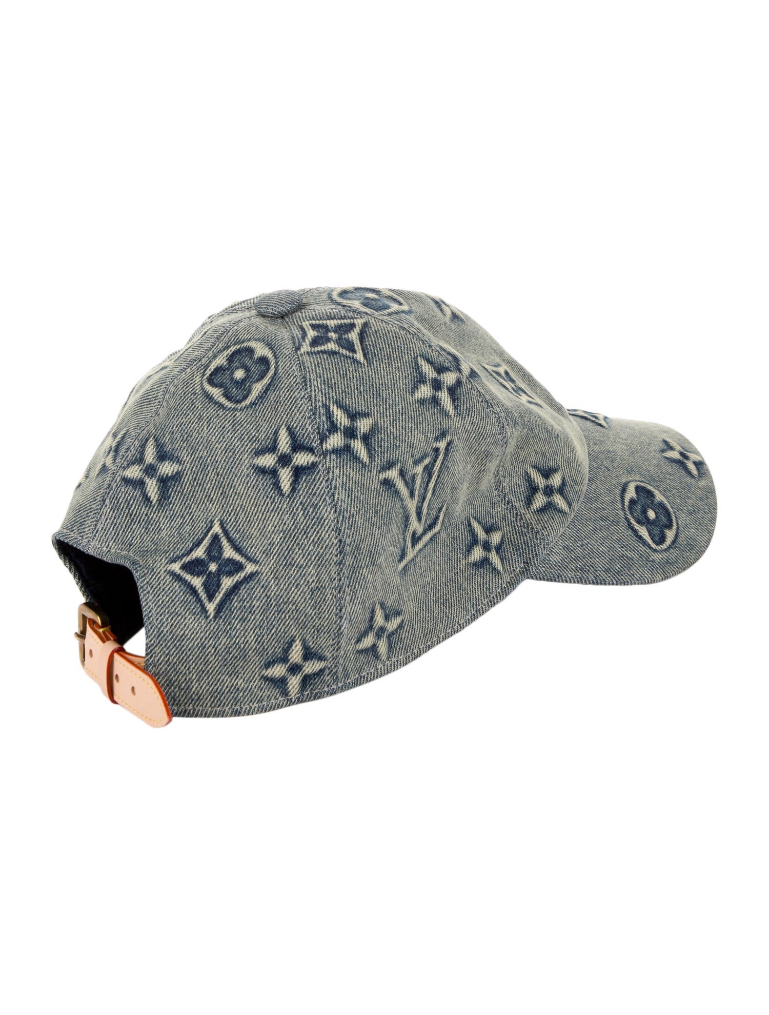 Louis Vuitton Monogram Washed Denim Cap - Blue Hats, Accessories