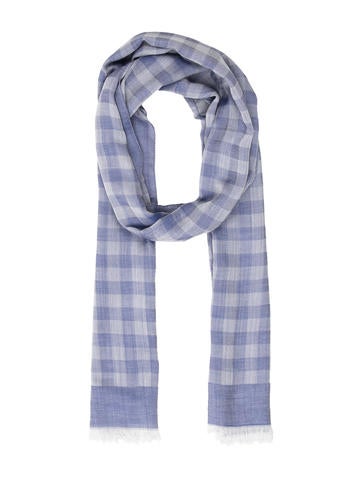 Louis Vuitton Gingham Print Scarf