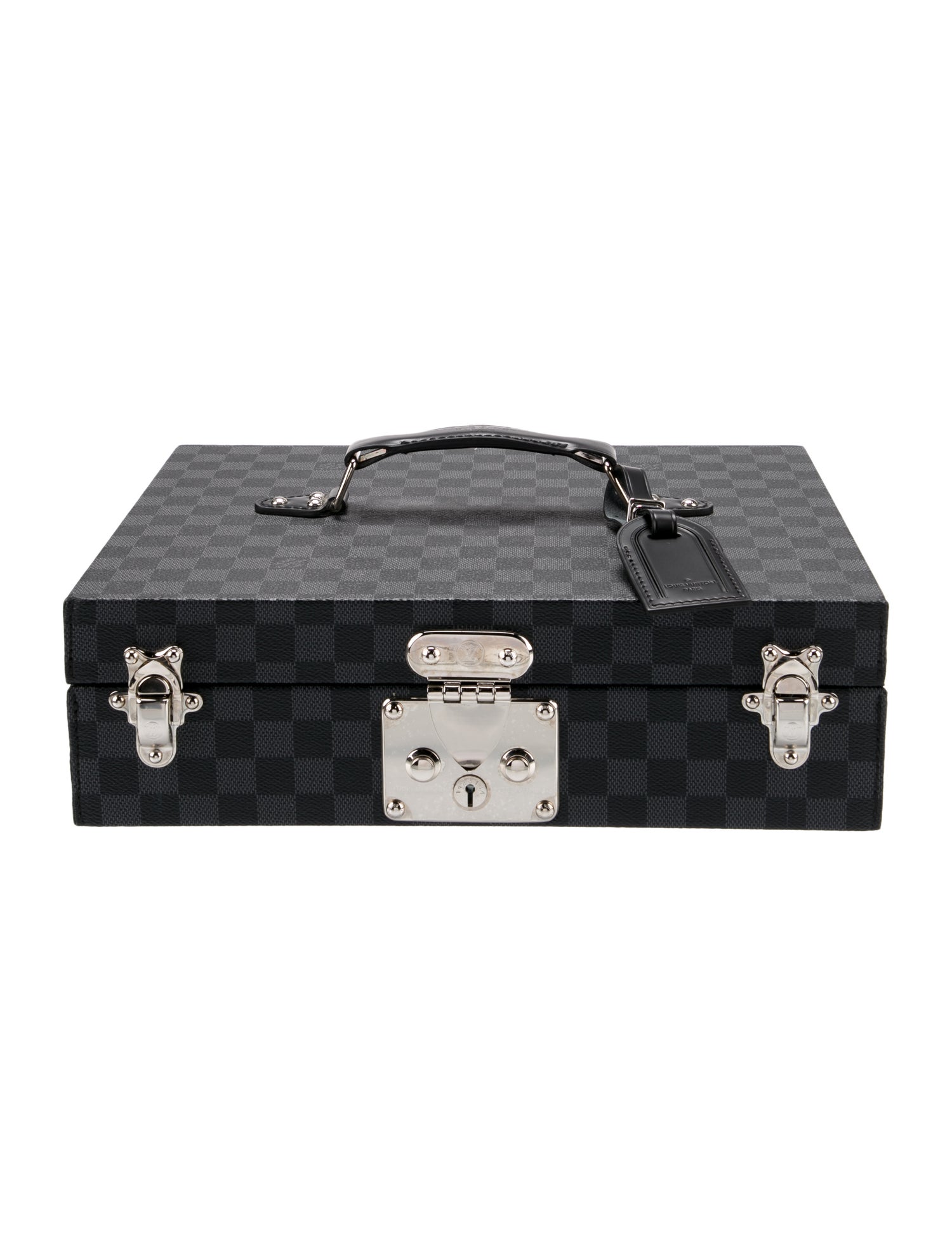 Louis Vuitton 2023 Damier Graphite Made-To-Order Jewelry Trunk w/ Tags