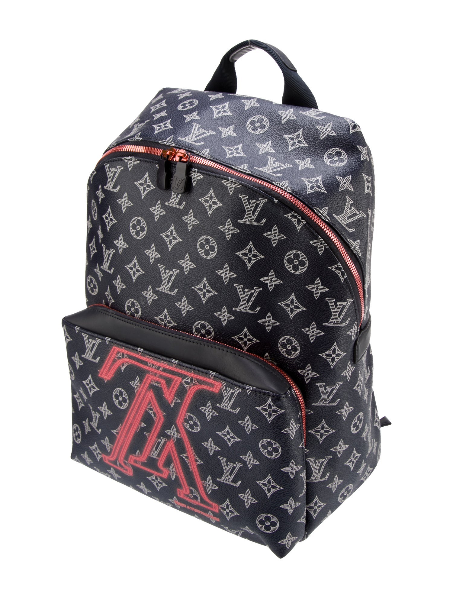 Louis Vuitton Monogram Ink Upside Down Apollo Backpack Black