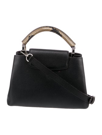 Louis Vuitton Python Trim Taurillon Capucines BB