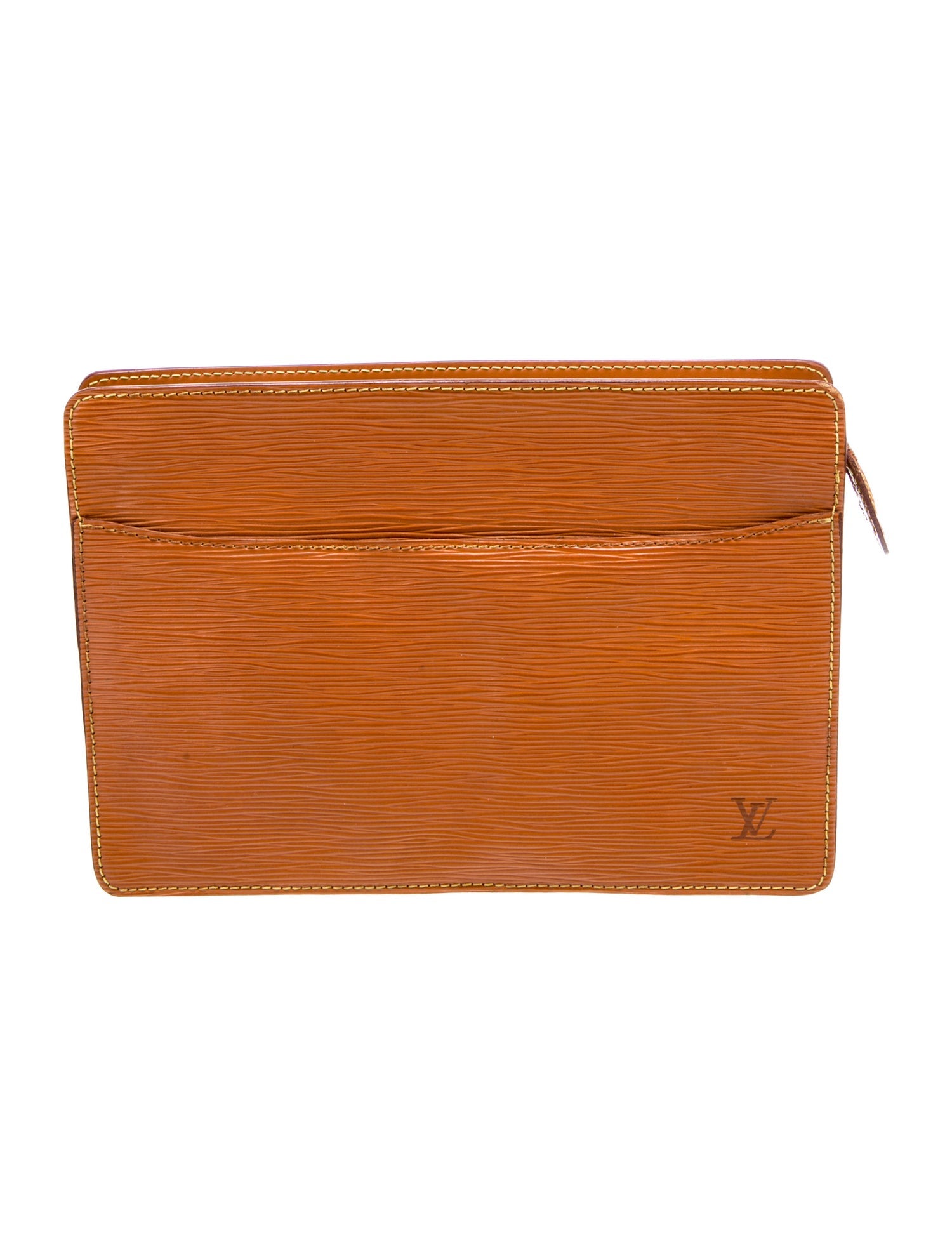 Louis Vuitton Epi Pochette Homme Brown Portfolios & Pouches, Bags LOU882367 The RealReal