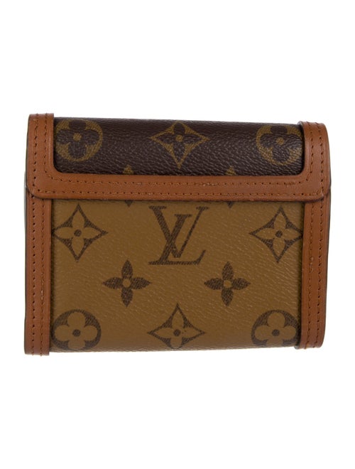 Louis Vuitton LV Monogram Coated Canvas Dauphine Compact Wallet