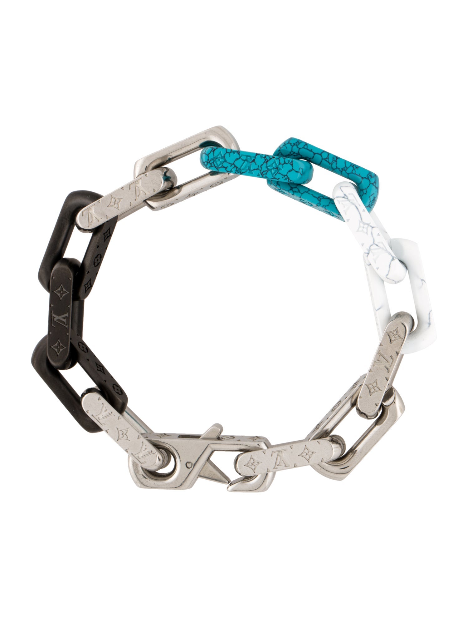 Vuitton Monogram Chain Bracelet Fake Louis Bracelet Monogram Chain