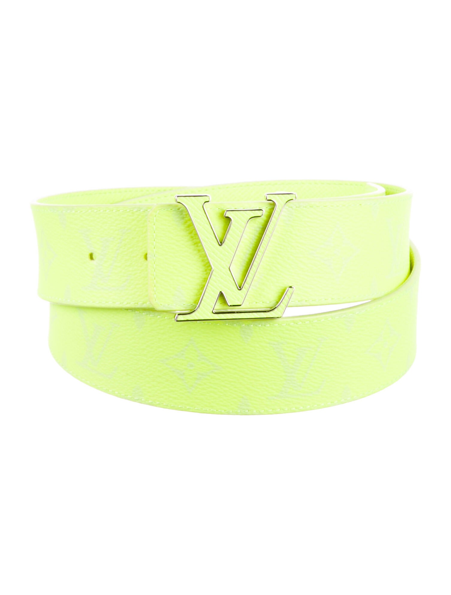 lime green louis vuitton belt