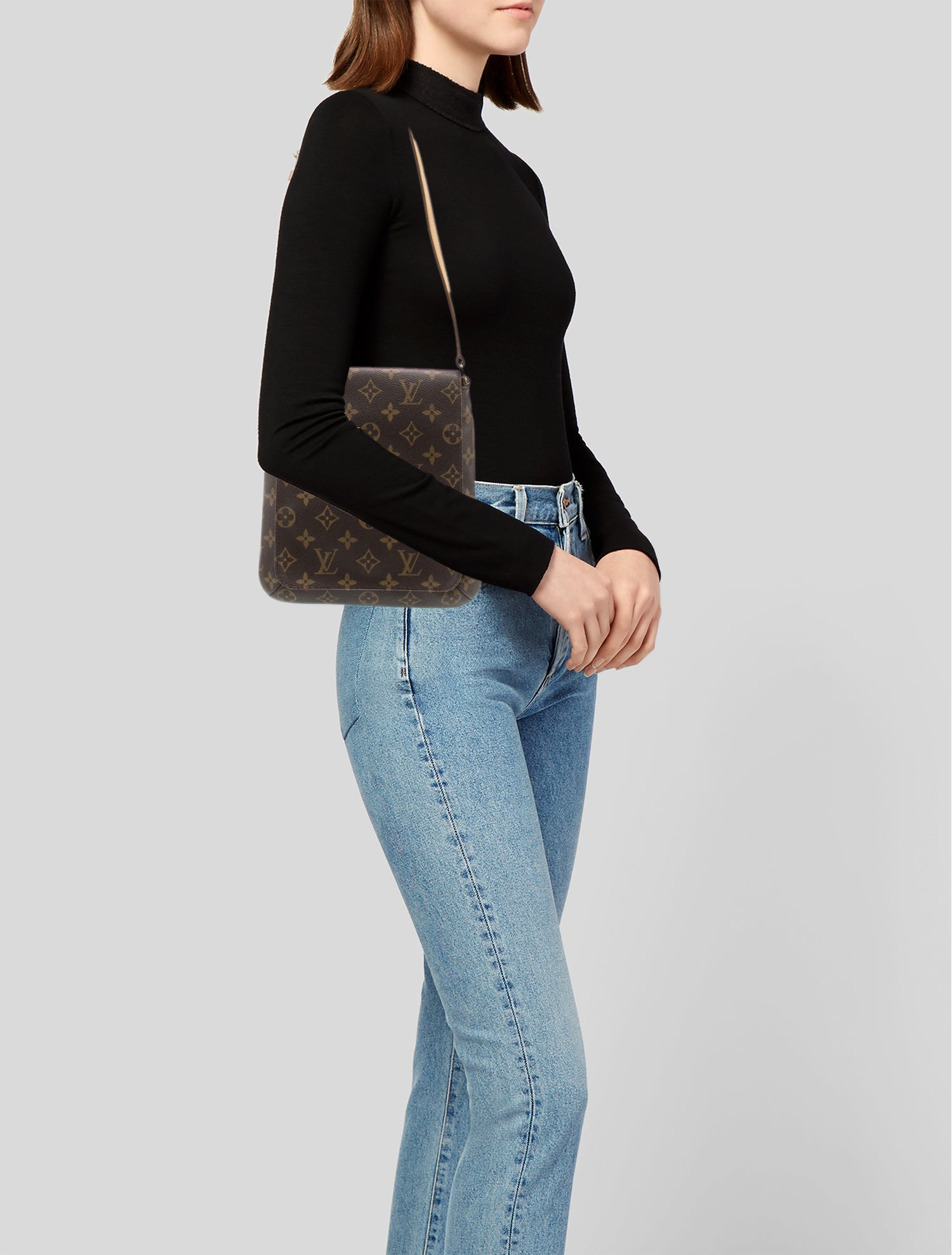 Louis Vuitton Coated Canvas Musette Salsa LV Monogram Vintage