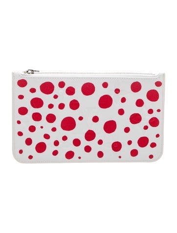 Louis Vuitton Clutches x Yayoi Kusama 2023 Monogram Giant Empreinte Neverfull Pouch