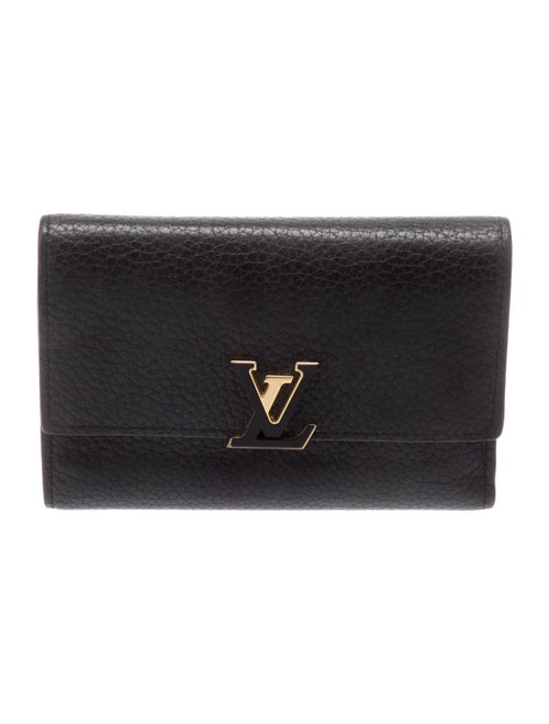 Louis Vuitton 2020 Taurillon Leather Capucines Compact Wallet