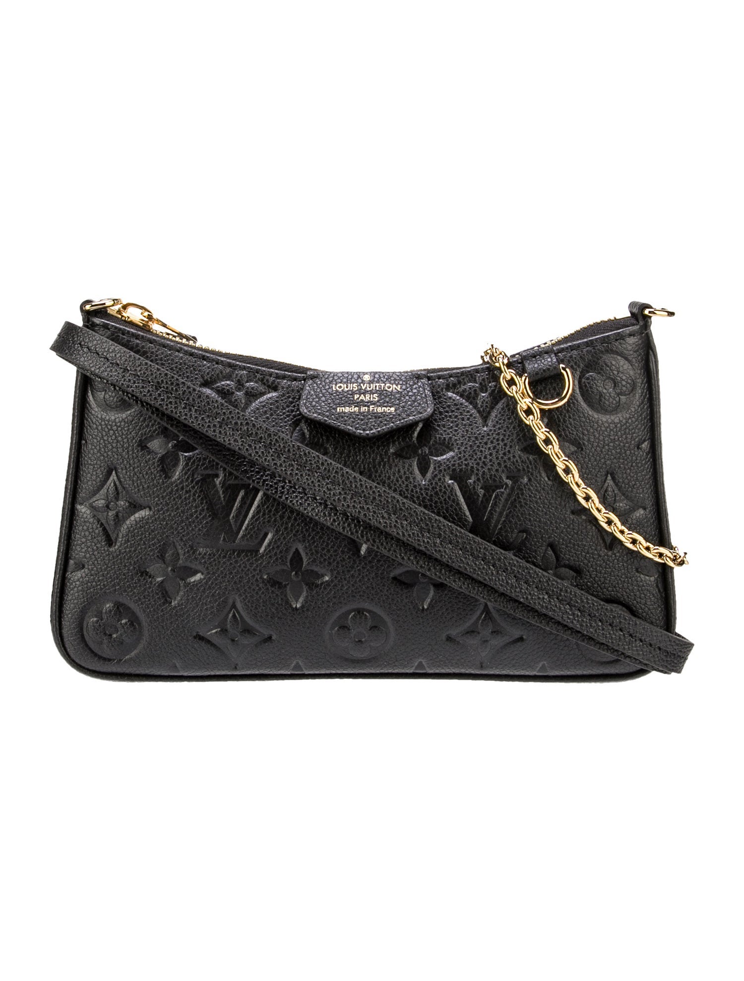 LOUIS VUITTON バッグ Louis Vuitton Monogram Empreinte Easy Pouch On Strap - Black