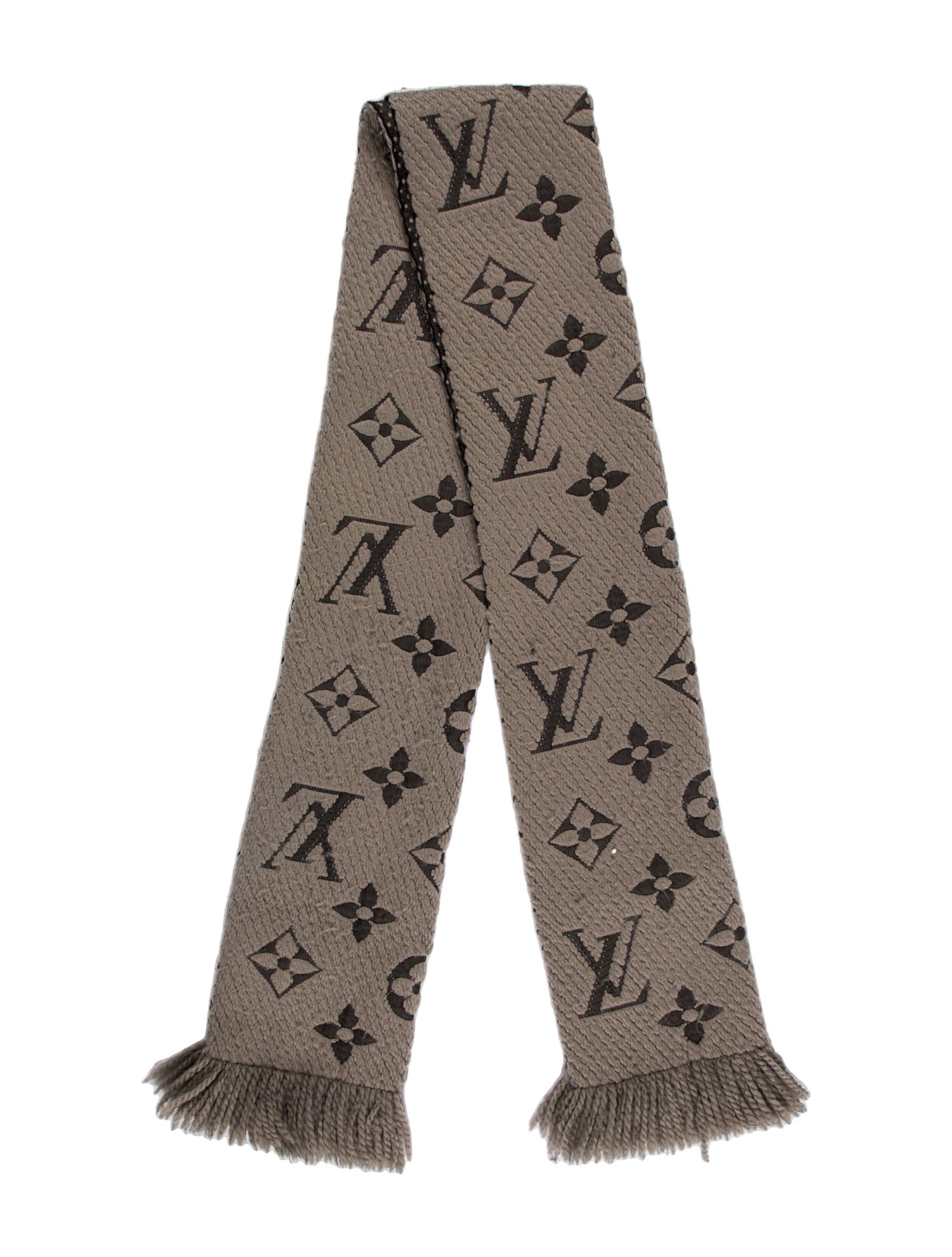 Louis Vuitton Wool LV Monogram Scarf