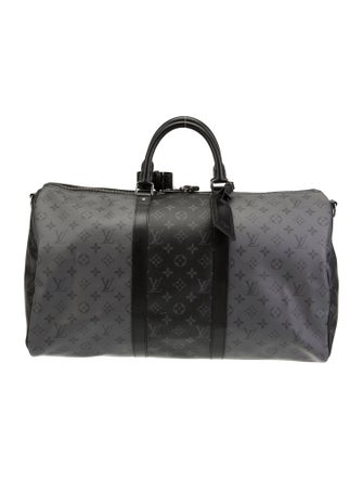 Louis Vuitton Monogram Eclipse Keepall Bandouliere 50