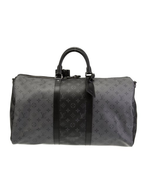 Louis Vuitton Monogram Eclipse Keepall Bandouliere 50