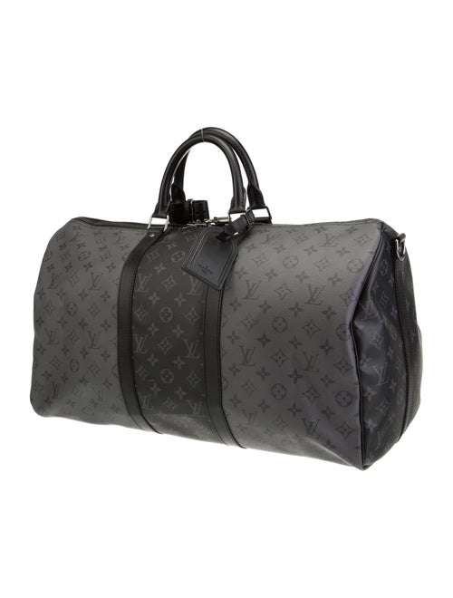 Louis Vuitton Monogram Eclipse Keepall Bandouliere 50