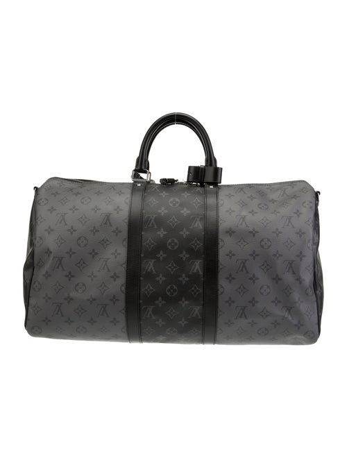 Louis Vuitton Monogram Eclipse Keepall Bandouliere 50