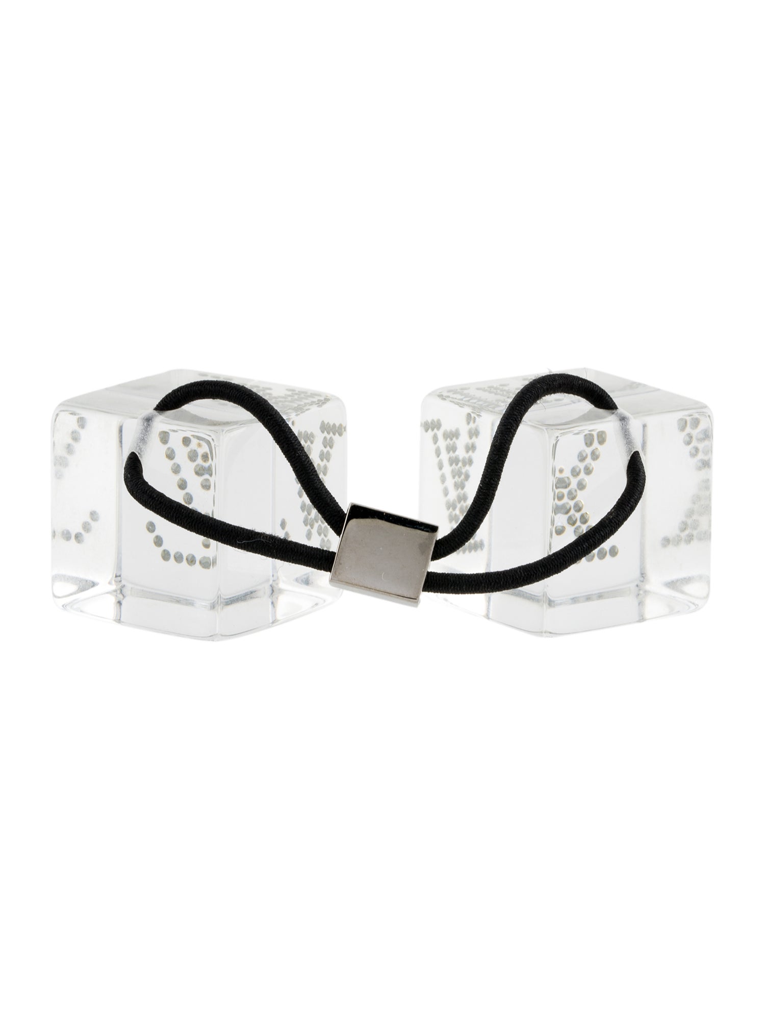 Louis Vuitton Crystal Monogram Hair Cubes