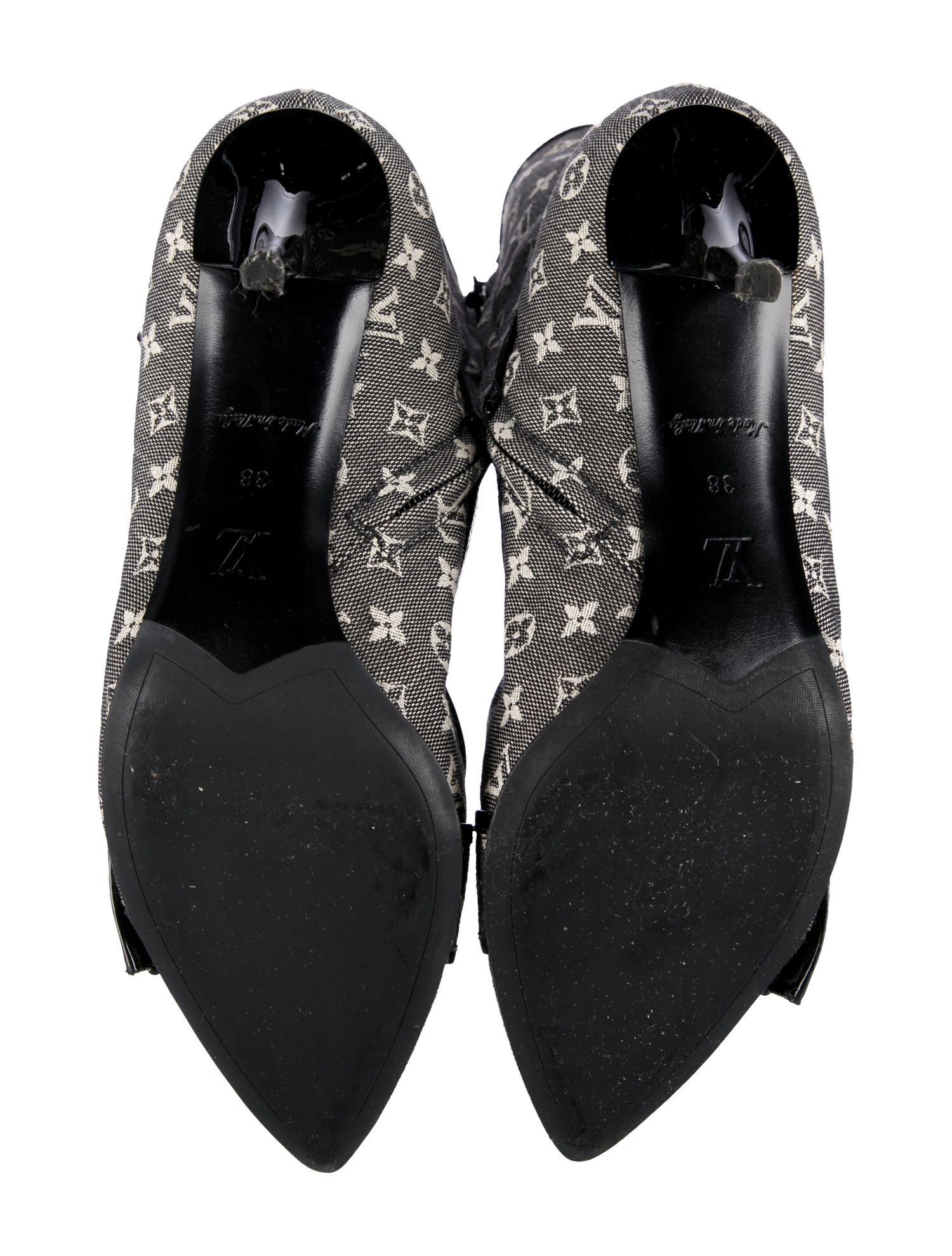 Louis Vuitton LV Monogram Canvas Boots