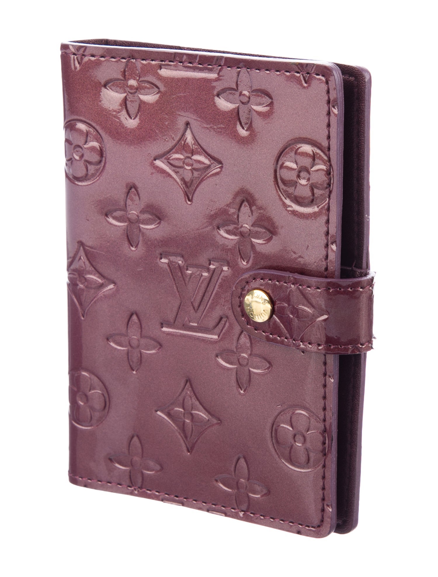 Louis Vuitton Monogram Vernis Small Ring Agenda Cover - Burgundy Books,  Stationery \u0026 Pens, Decor \u0026 Accessories - LOU895966 | The RealReal