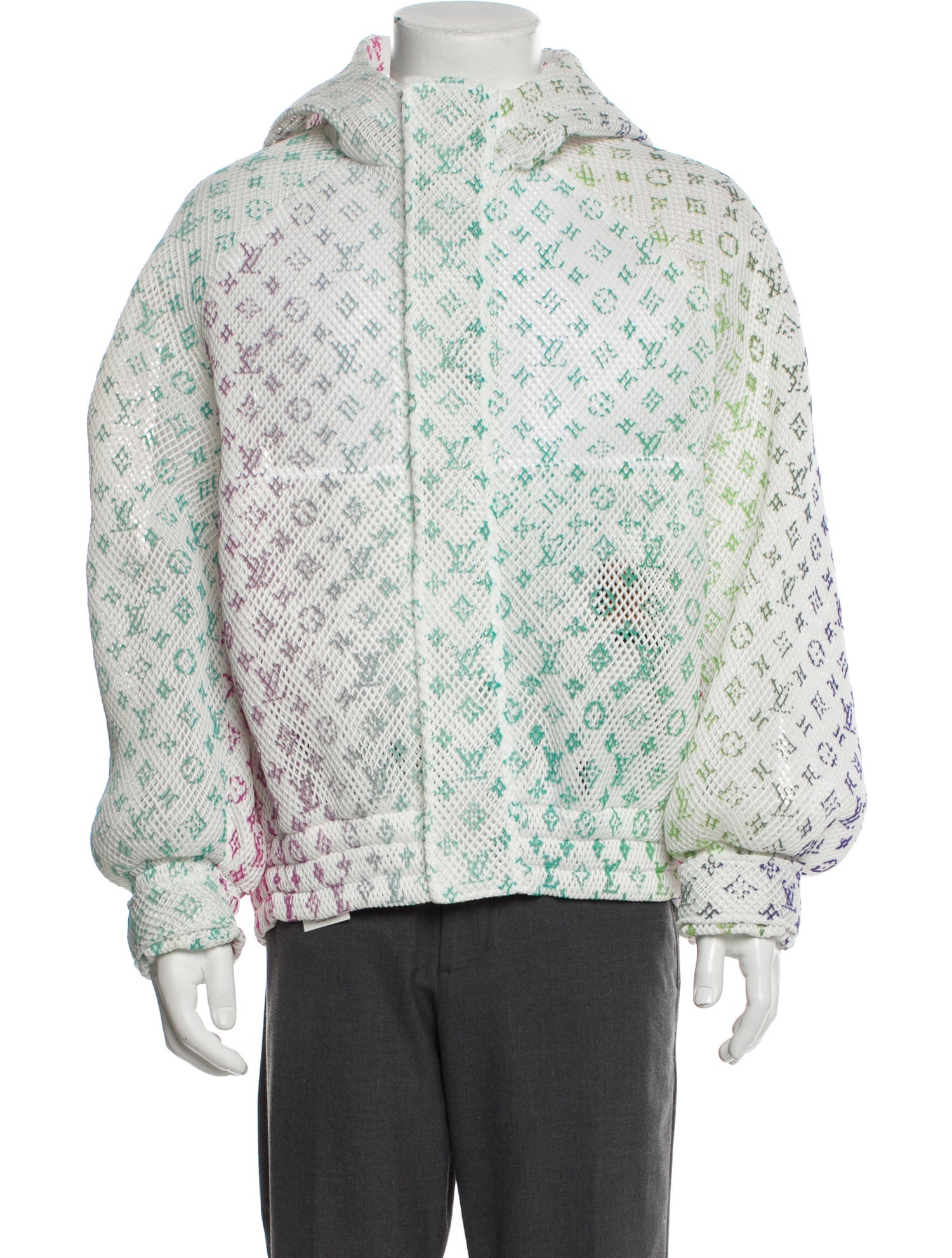 幸せなふたりに贈る結婚祝い Louis Vuitton 2022 Amen Break Mesh Jacket - White Outerwear ジャケット・アウター