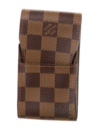 Louis Vuitton Pre Loved Damier Ebene Etui Cigarette Case