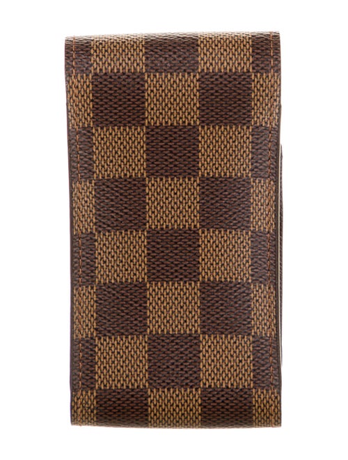 Louis Vuitton Pre Loved Damier Ebene Etui Cigarette Case