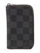 Louis Vuitton 2012 Damier Graphite Pattern Zippy Coin Purse
