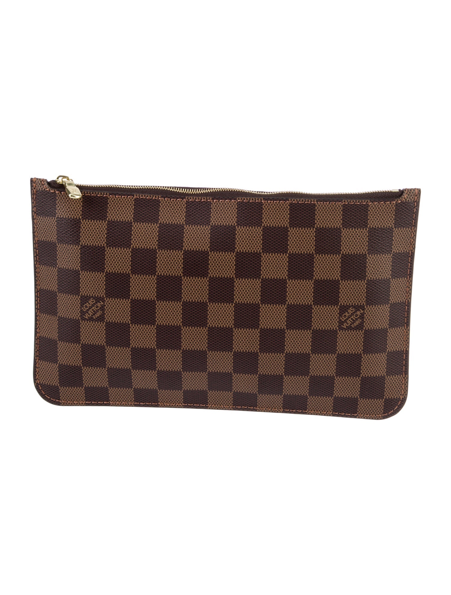 Louis Vuitton Damier Ebene Neverfull Pouch