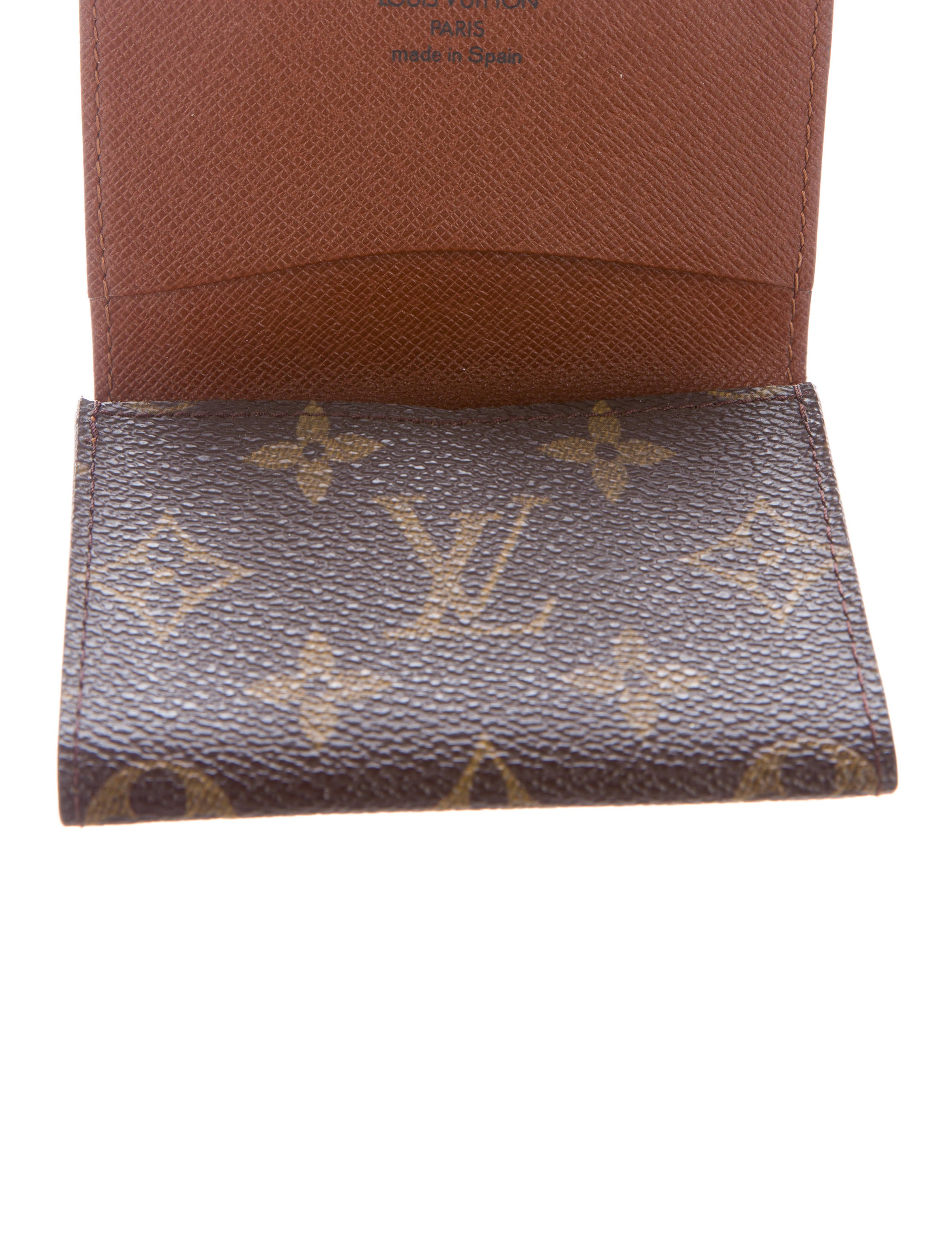 louis vuitton monogram business card holder accessories lou90019