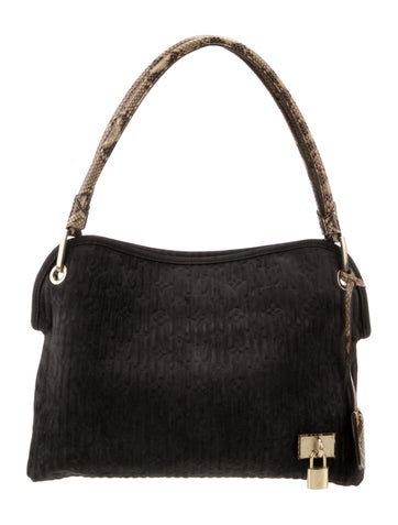 Louis Vuitton Hobos Suede Whisper GM Vintage