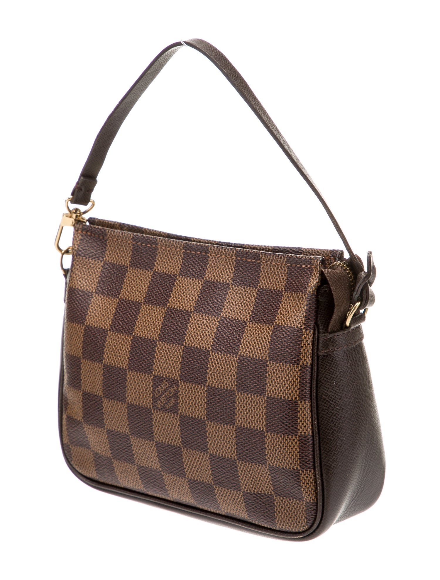 Louis Vuitton Coated Canvas Damier Ebene Pattern Vintage