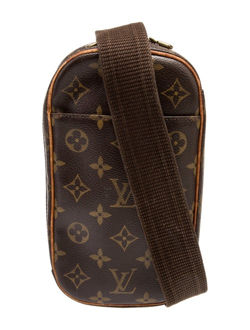 Louis Vuitton Coated Canvas Pochette Gange Monogram Pattern