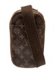 Louis Vuitton Coated Canvas Pochette Gange Monogram Pattern