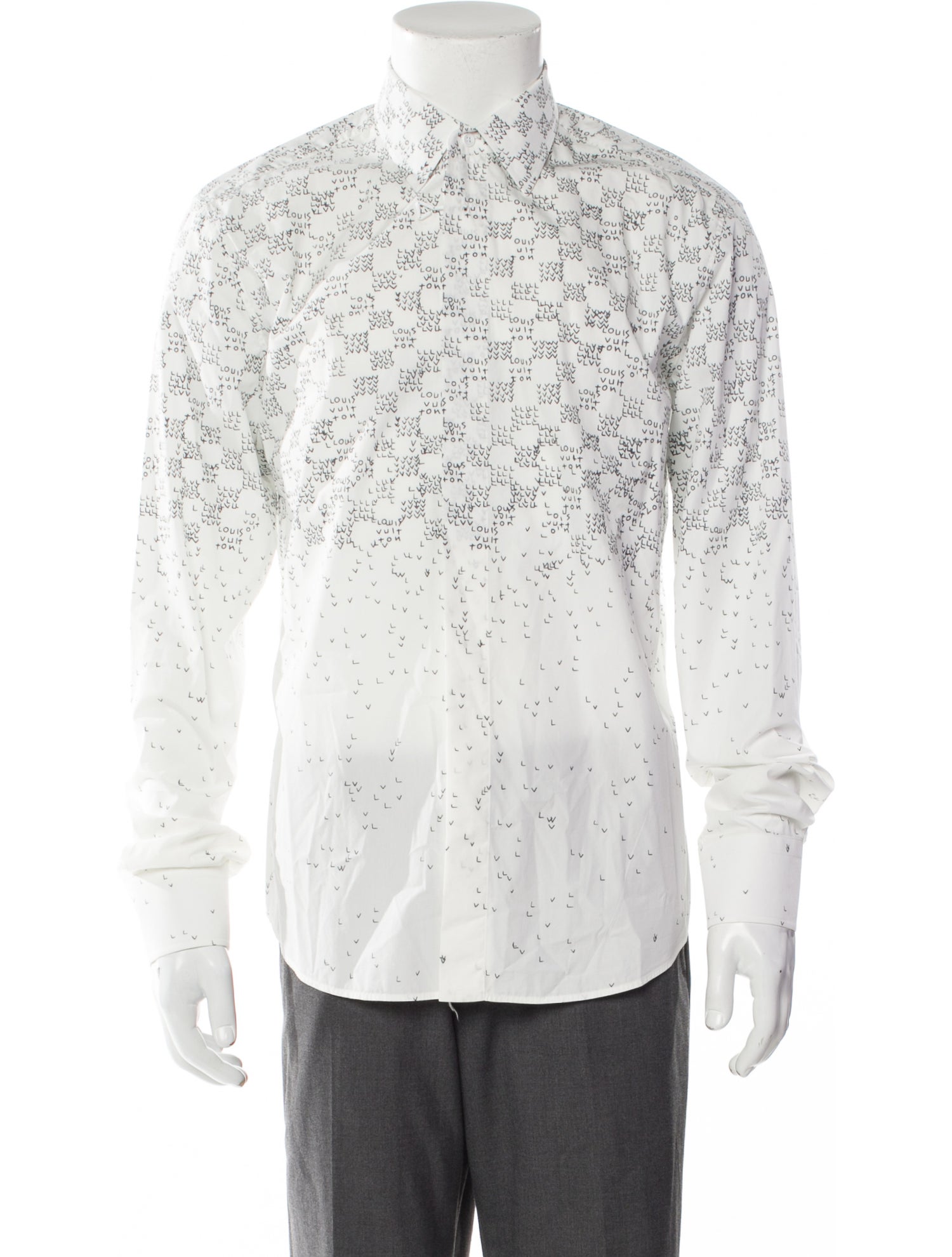 【海外限定】★LOUIS VUITTON★Damier Spread スウェットシャツ Damier Short-Sleeved Cotton Knit Shirt - Ready to Wear