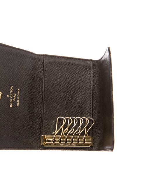 Louis Vuitton Monogram Mini Lin 6 Key Holder
