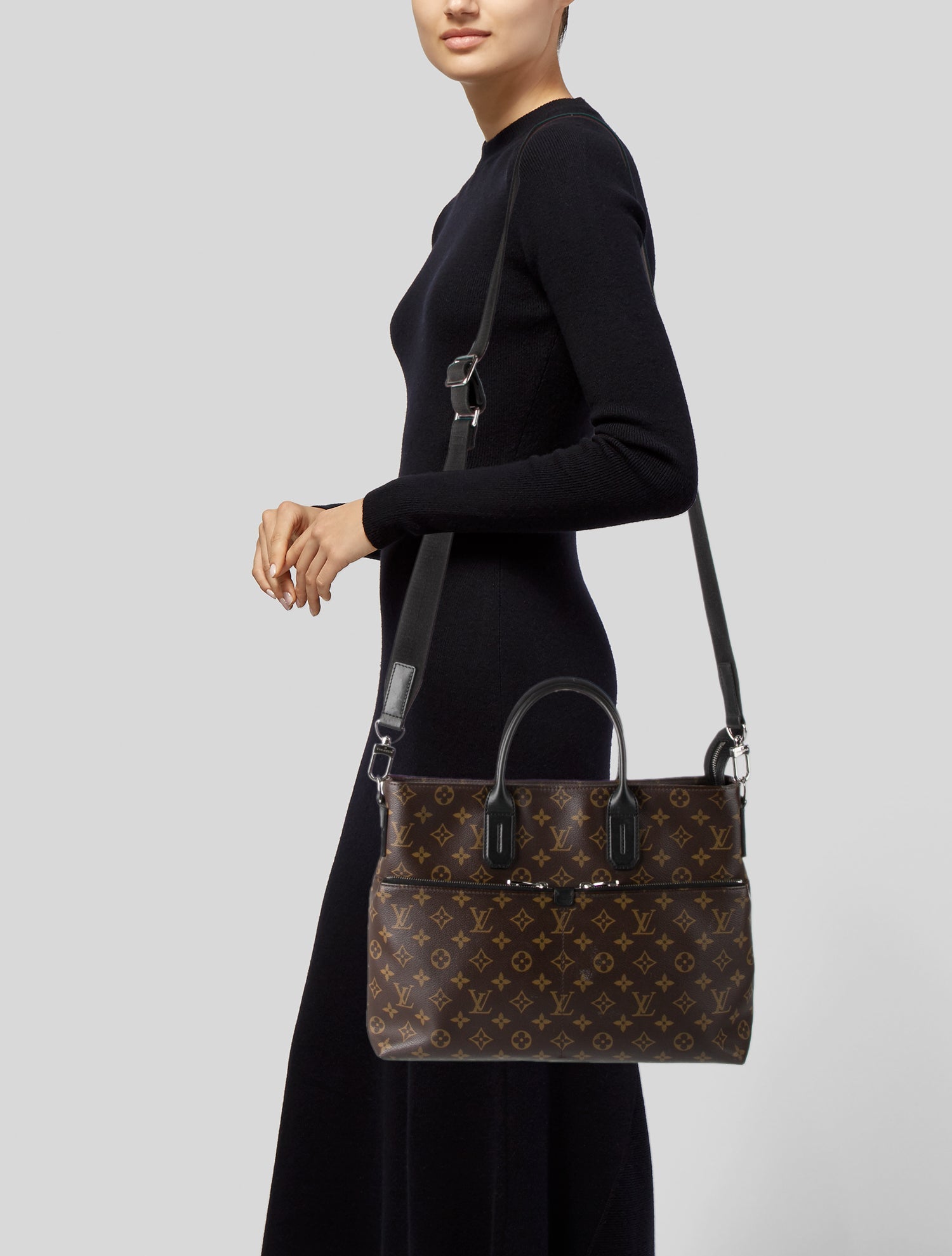 Louis Vuitton Coated Canvas Top Handle Bag