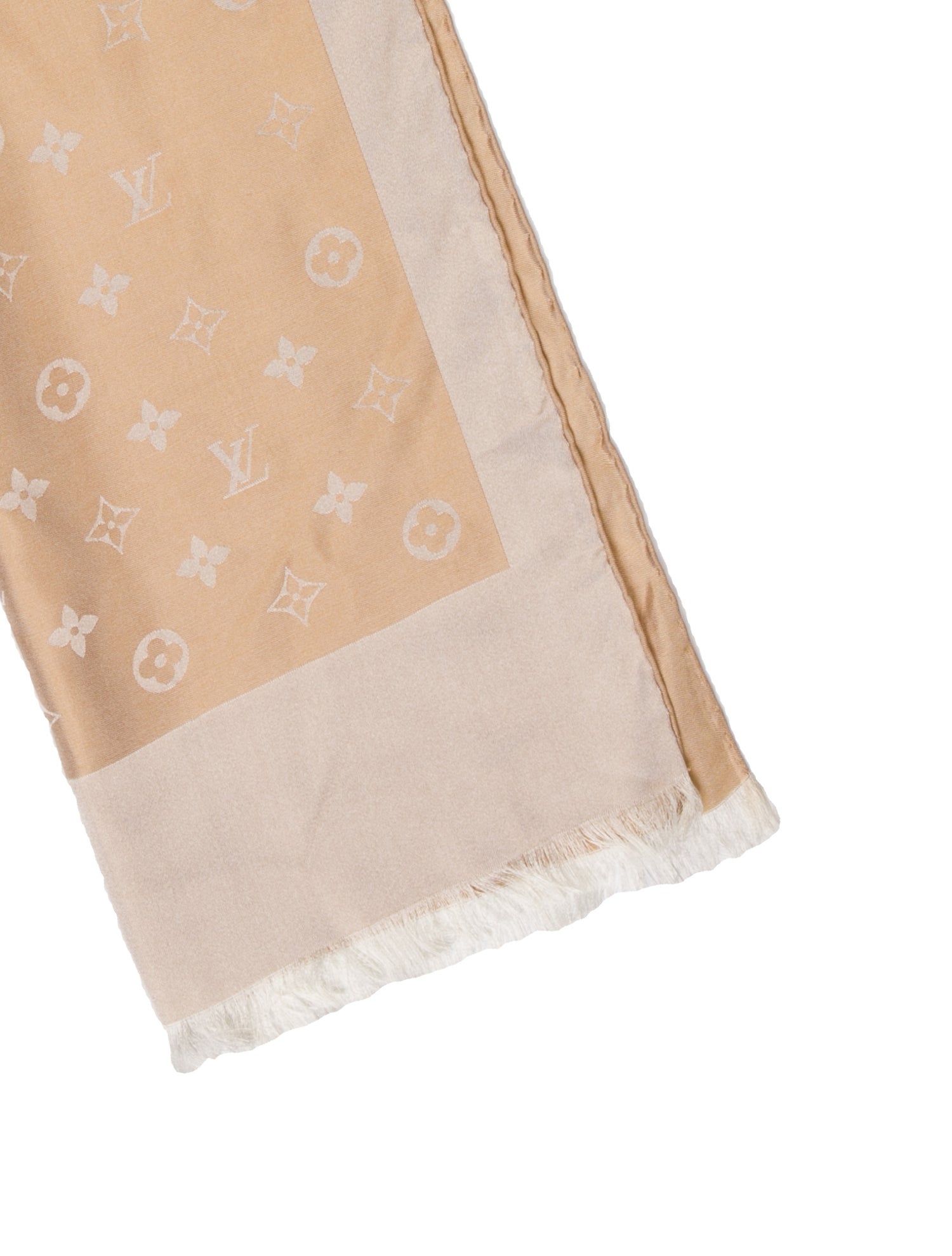 Louis Vuitton Silk LV Monogram Scarf