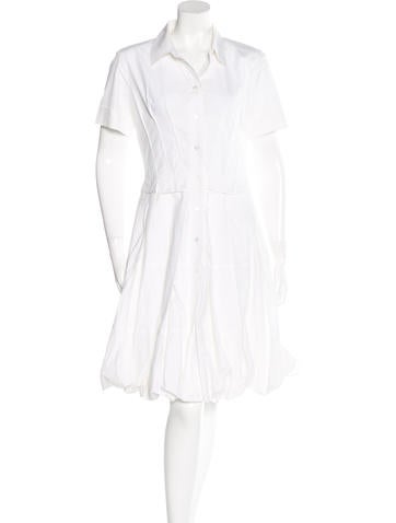 Louis Vuitton Button-Up Midi Dress