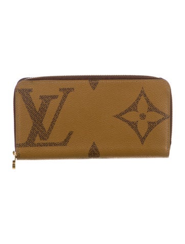 Louis Vuitton Wallets Monogram Giant Pattern Coated Canvas Zippy Wallet
