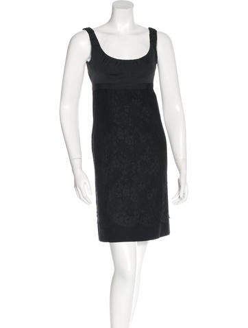 Louis Vuitton Wool Lace-Trimmed Dress w/ Tags