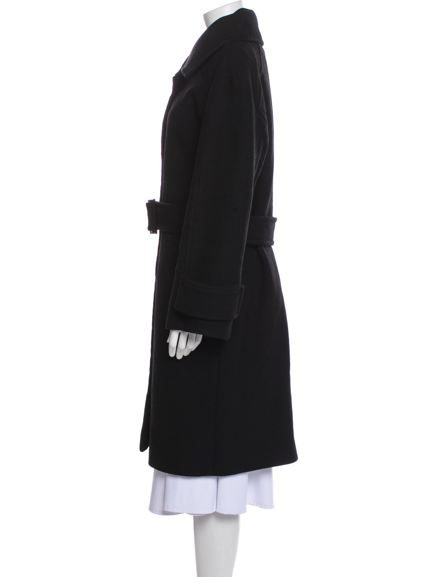 LOUIS VUITTON cashmere Chesterfield coat coat black 46 main image 0