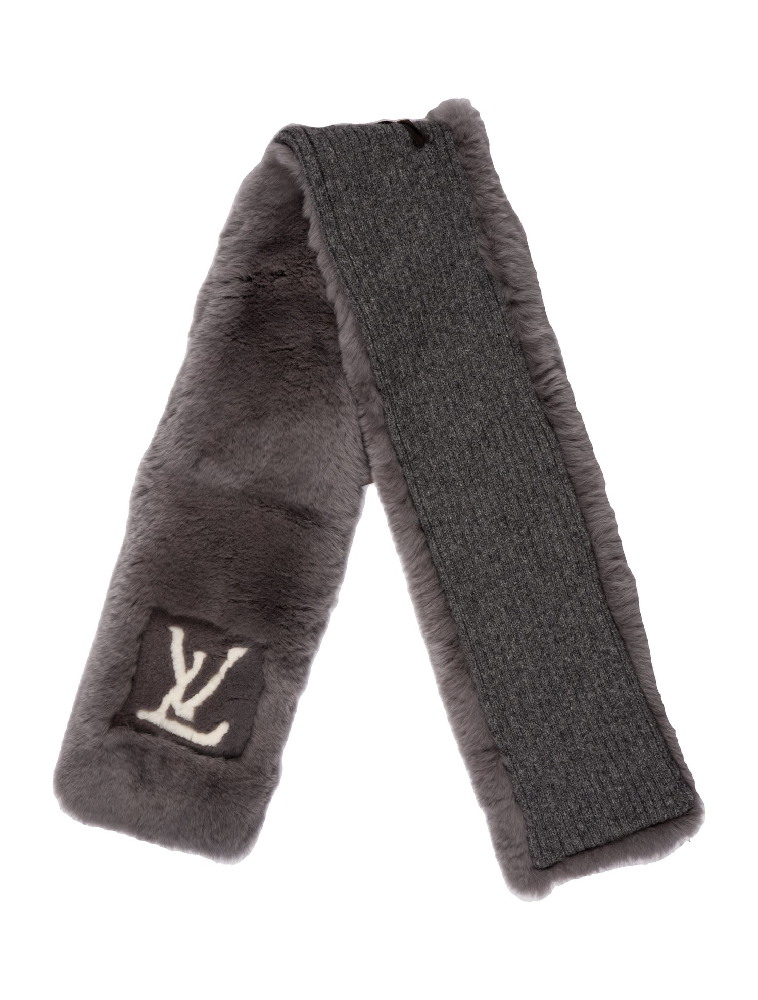 Louis Vuitton Fur LV Monogram Scarf