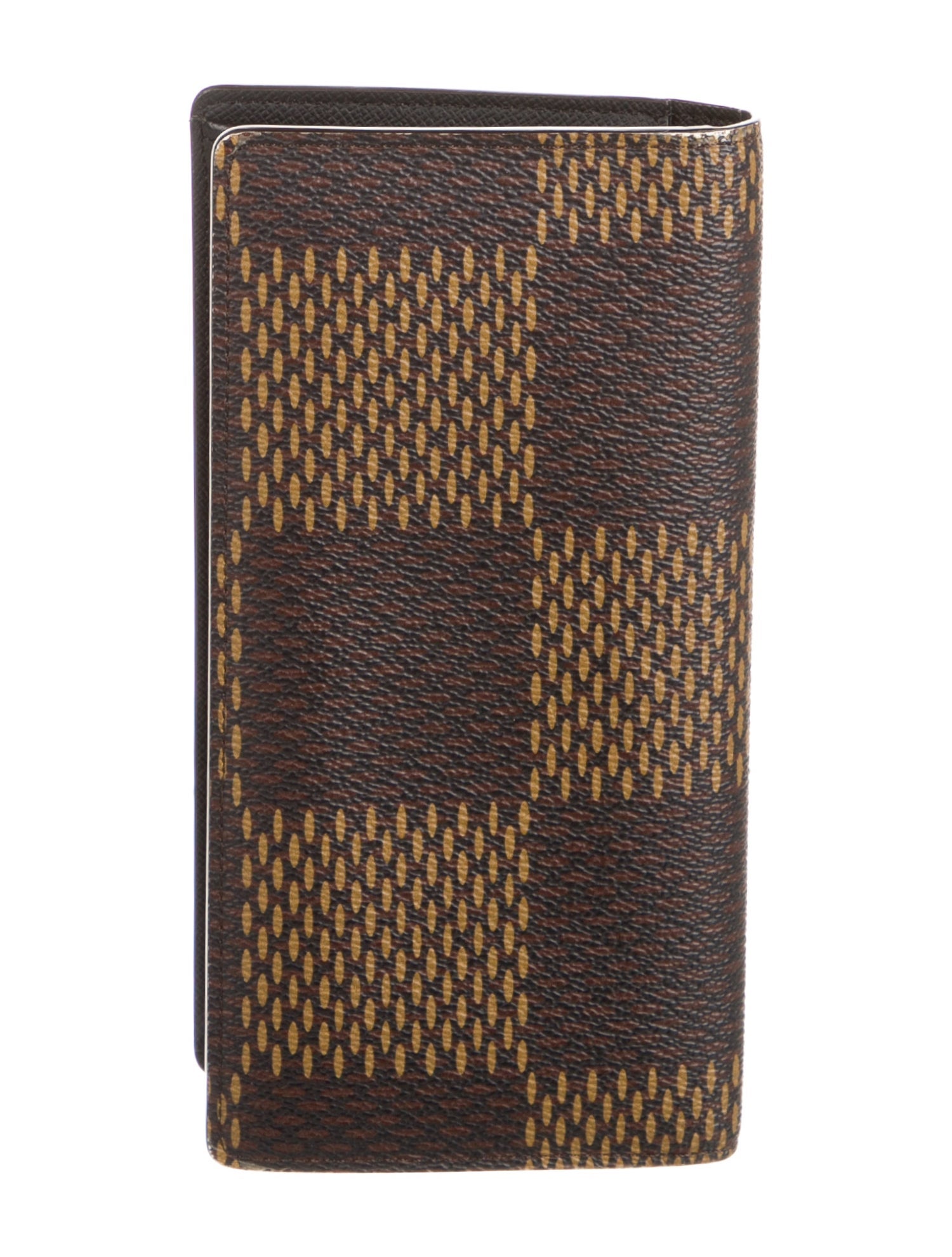 Louis Vuitton x Nigo 2020 Printed Brazza Wallet - Brown Wallets