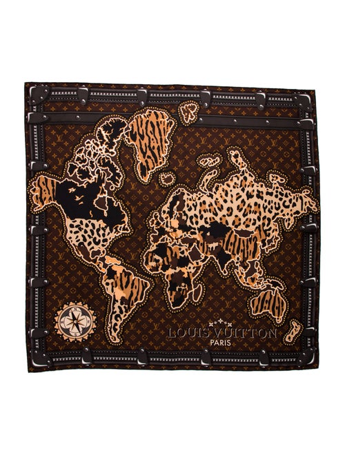 Louis Vuitton LV World Square Silk Scarf