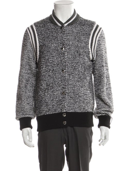 Louis Vuitton 2021 Tweed Pattern Bomber Jacket