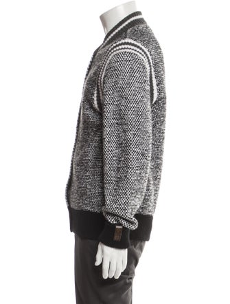 Louis Vuitton 2021 Tweed Pattern Bomber Jacket