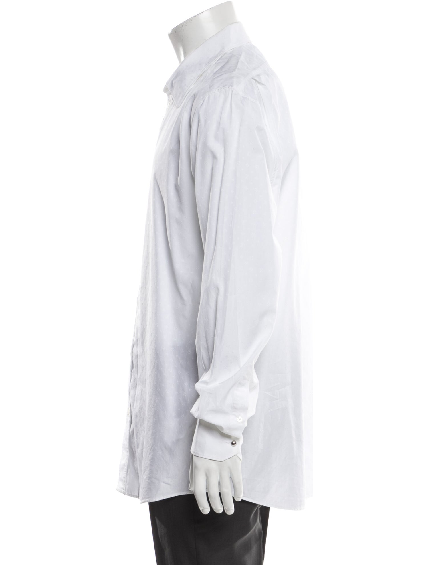 Louis Vuitton 2011 LV Monogram Tuxedo Shirt