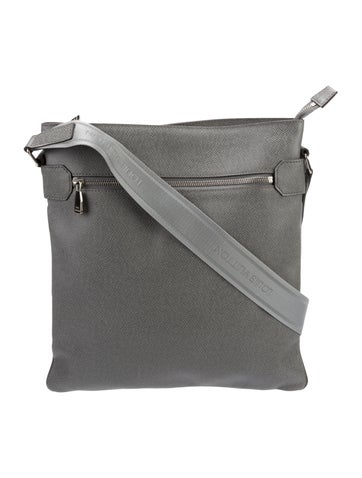 Louis Vuitton Shoulder Bags Taiga Leather Crossbody Bag