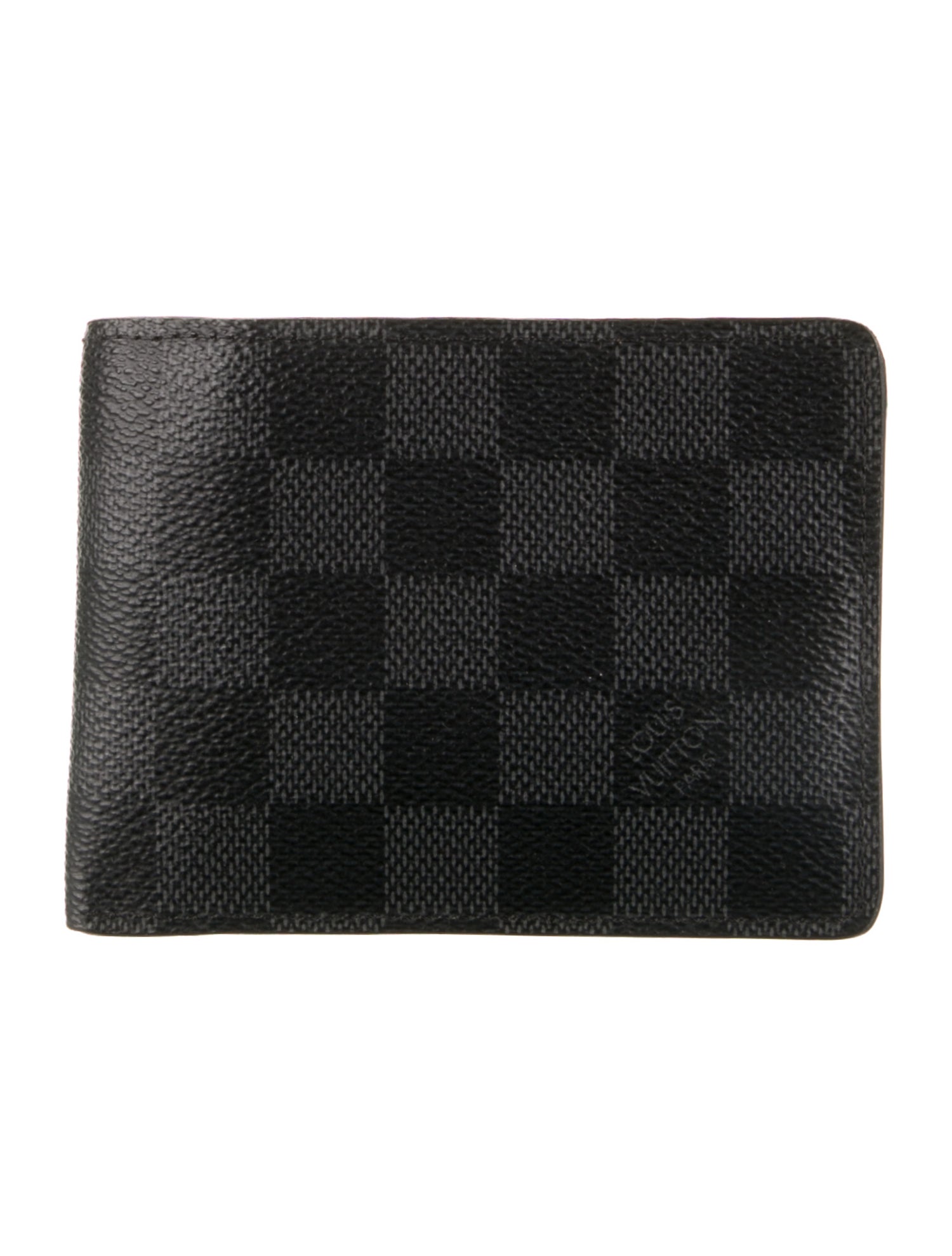 Louis Vuitton 2017 Damier Graphite Pattern Multiple Wallet