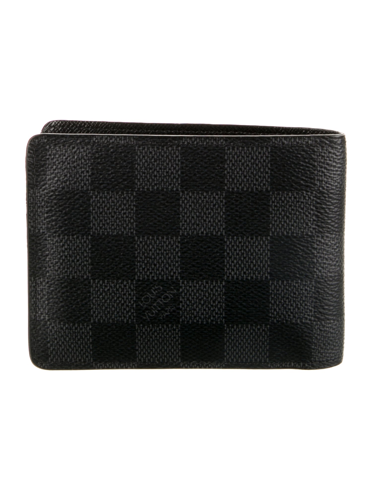 Louis Vuitton 2017 Damier Graphite Pattern Multiple Wallet